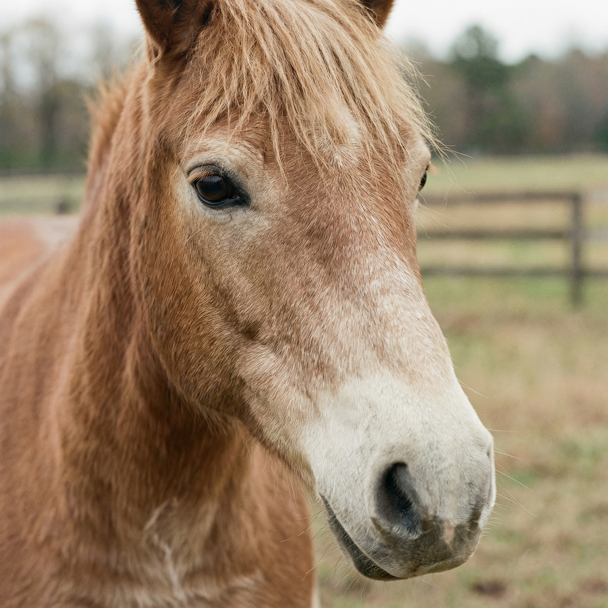 Calm horse portrait
